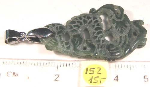 Foto Edelsteine: Burma-Jade-Anhänger
