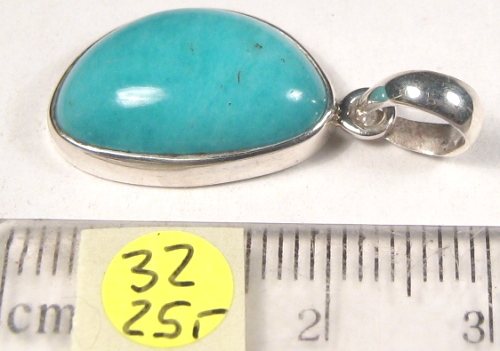 Foto Edelstein-Anh�nger in Sterlingsilber: Amazonit