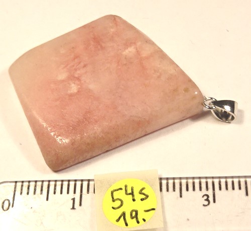 Foto Edelstein-Anhänger in Sterlingsilber: Andenopal Rautenanhänger