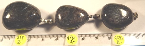 Foto Edelstein-Anhänger in Sterlingsilber: Anthophyllit