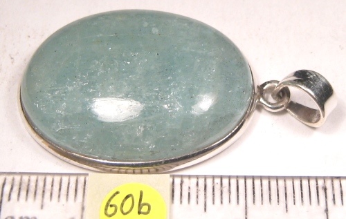 Foto Edelstein-Anhänger in Sterlingsilber: Aquamarin