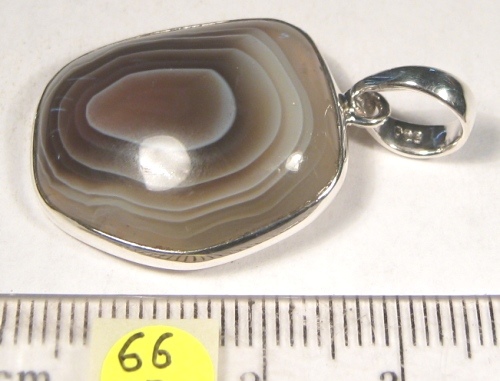 Foto Edelstein-Anhänger in Sterlingsilber: Botswana-Achat