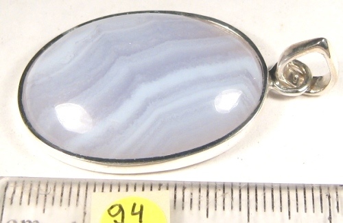 Foto Edelstein-Anh�nger in Sterlingsilber: Chalcedon