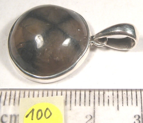 Foto Edelstein-Anhänger in Sterlingsilber: Chiastolith