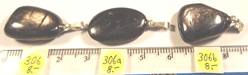 Foto Edelstein-Anhänger Sterlingsilberschlaufe: 3 Hypersthen