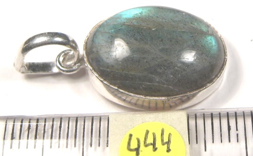 Foto Edelstein-Anhänger in Sterlingsilber: Labradorit Cabochon