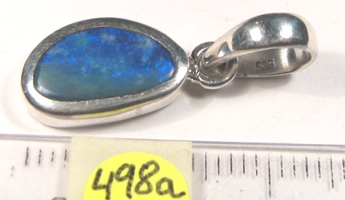Foto Edelstein-Anh�nger in Sterlingsilber: Opal-Doublette