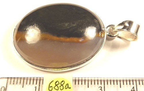 Foto Edelstein-Anhänger in Sterlingsilber: Sardonyx-Cabochon