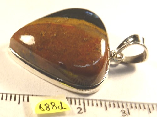 Foto Edelstein-Anhänger in Sterlingsilber: Sardonyx als Cabochon