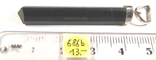 Foto Edelstein-Anh�nger in Sterlingsilber: Schoerl polierter Stift