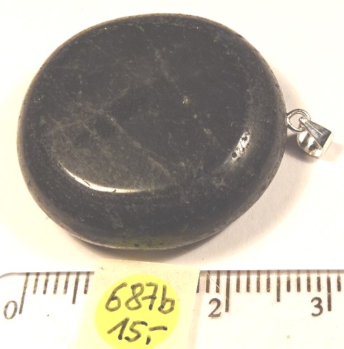 Foto Edelstein-Anh�nger mit Sterlingsilberschlaufe: runder Schoerl