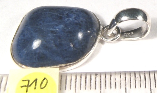 Foto Edelstein-Anh�nger in Sterlingsilber: Sodalith als Cabochon