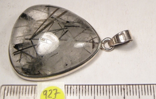 Foto Edelstein-Anh�nger in Sterlingsilber: Turmalinquarz