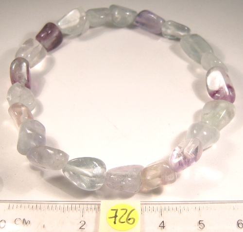 Foto Edelsteine: Nugget-Armband aus Fluorit
