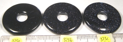 Foto Edelsteine: Donuts aus Blaufluß