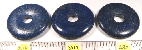 Foto Edelsteine: Lapislazuli-Donut ca. 30 mm Durchmesser