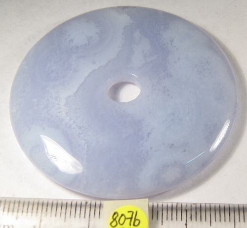 Foto Edelsteine: Chalcedon-Donut ca. 50 mm Durchmesser