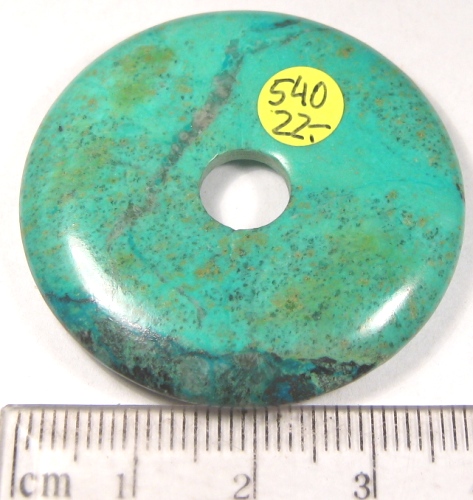 Foto Edelsteine: Donut aus Chrysokoll
