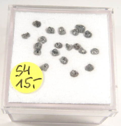 Foto Mineralien: 20 mini-Diamanten gebohrt
