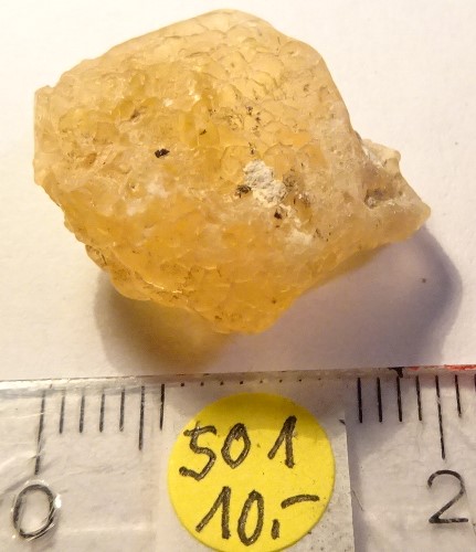 Foto Mineralien: gelber Feueropal