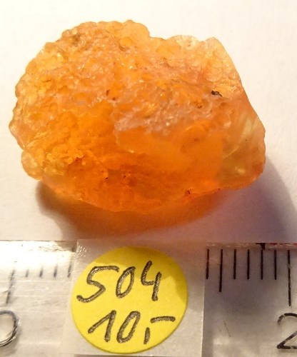 Foto Mineralien: orangener Feueropal