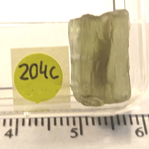 Foto Mineralien: kleiner Moldavit