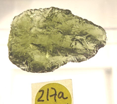 Foto Mineralien: größerer Moldavit