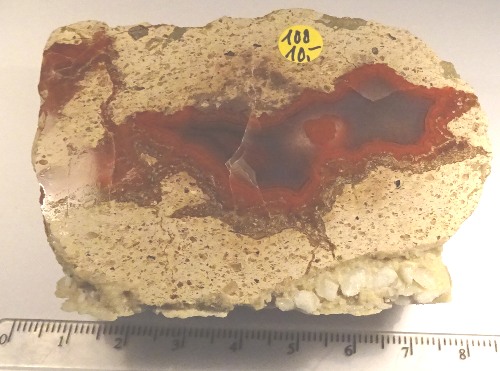 Foto Mineralien poliert: größerer Achat aus St. Egidien / Sachsen