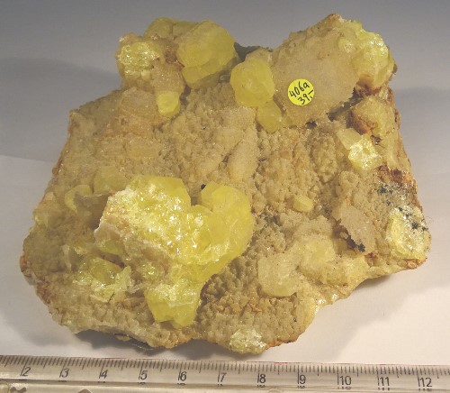 Foto Mineralien: Schwefel-Rohstein