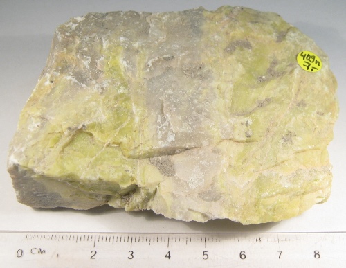 Foto Mineralien: Serpentin-Rohstein