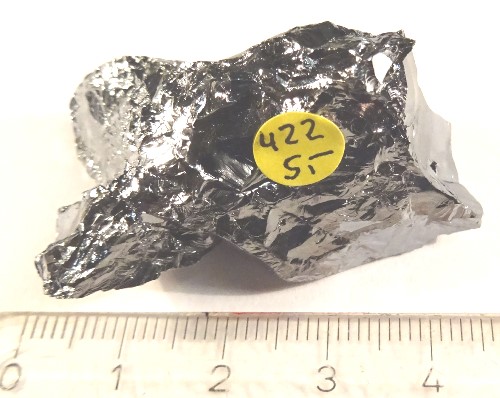 Foto Mineralien: kleines Silizium-Stück