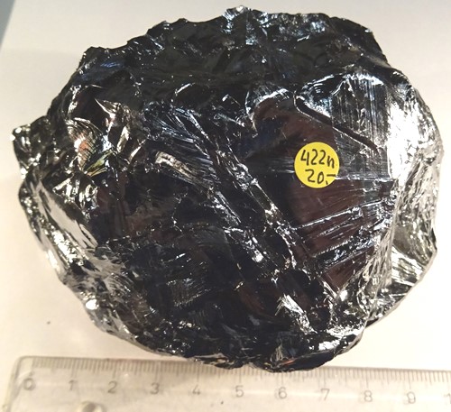 Foto Mineralien: großes Silizium-Stück