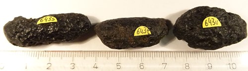 Foto Mineralien: Tektit schwarz