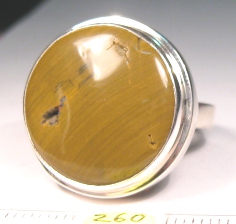 Foto Edelstein-Ringe in Sterlingsilber: gelb-brauner Jaspis