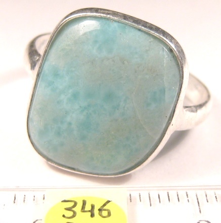 Foto Edelstein-Ringe in Sterlingsilber: Larimar