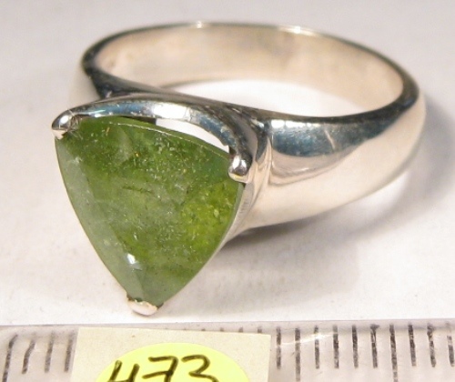 Foto Edelstein-Ringe in Sterlingsilber: Peridot