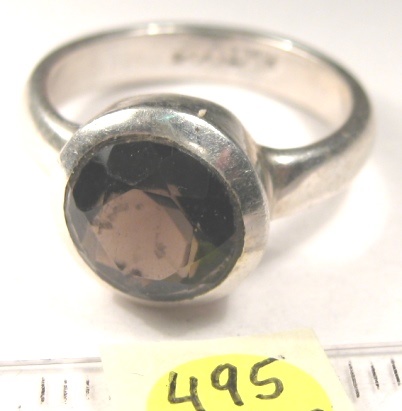 Foto Edelstein-Ringe in Sterlingsilber: Rauchquarz
