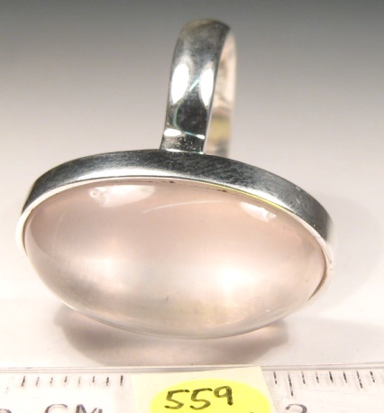 Foto Edelstein-Ringe in Sterlingsilber: Rosenquarz