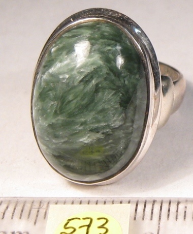 Foto Edelstein-Ringe in Sterlingsilber: Seraphinit