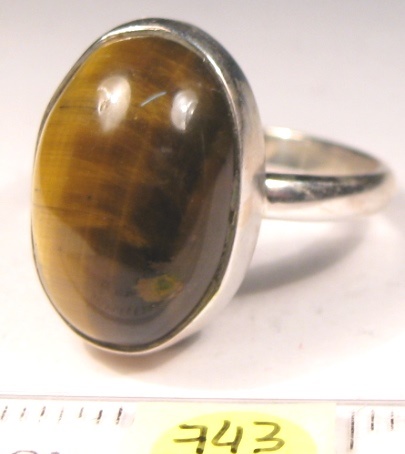 Foto Edelstein-Ringe in Sterlingsilber: Tigerauge