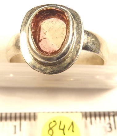 Foto Edelstein-Ringe in Sterlingsilber: rosa Turmalin
