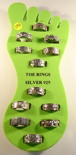 Foto Ringe: Lot Zehenringe in Sterlingsilber