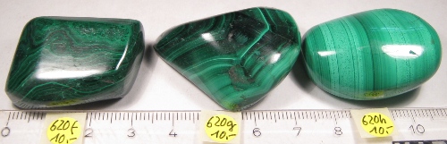 Foto Edelsteine: Malachit Trommelsteine