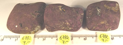 Foto Edelsteine: Purpurit Trommelsteine